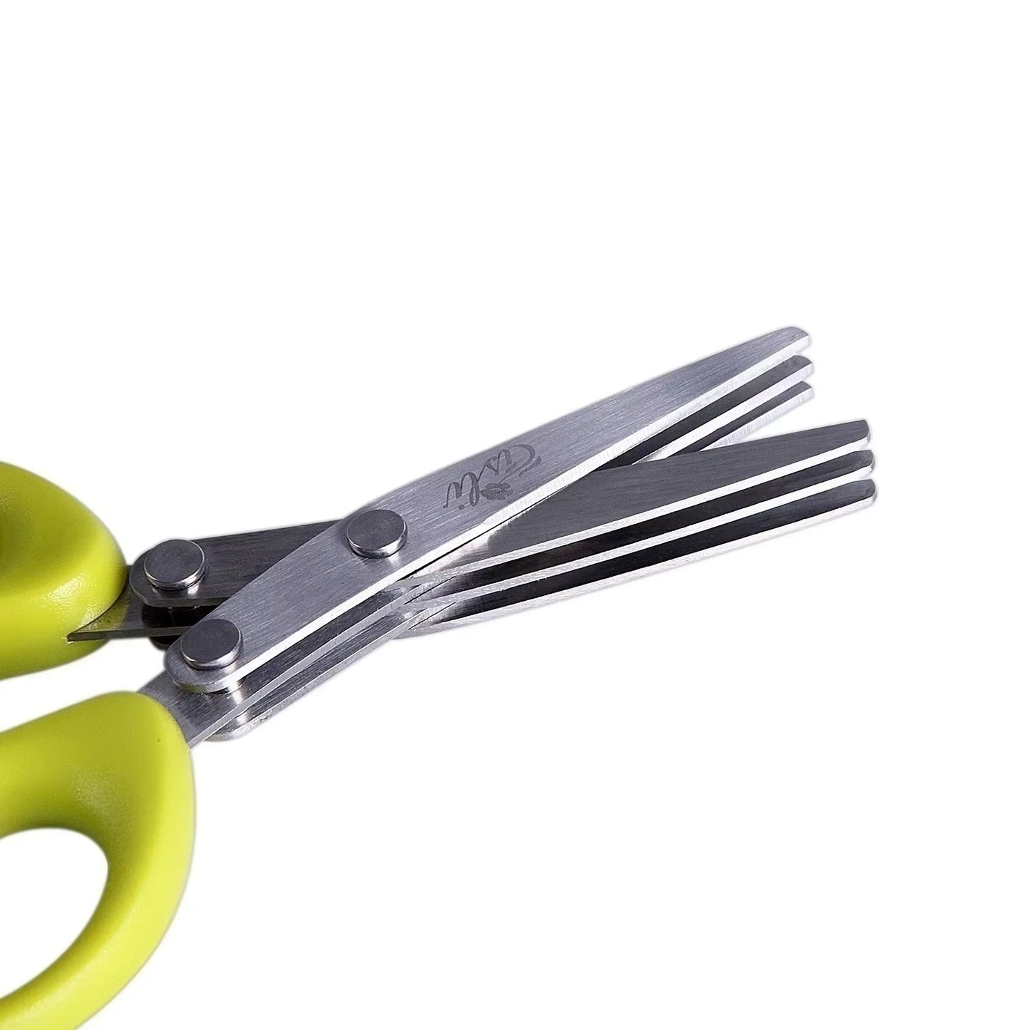 Multi-Functional Stainless Steel Kitchen Scissors for Chopping, Shredding, and Cutting Scallions and Laver