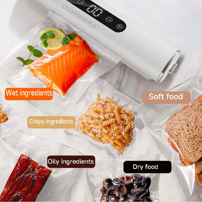 Professional Vacuum Sealer for Food Vacuumor for Products Kitchen Sealing Machine Cuisine Packaging Plastic Bag Sealant