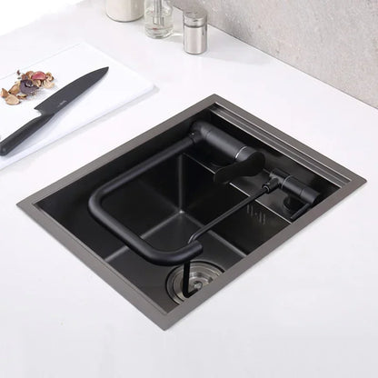 Nanometer 304 Stainless Steel Small Hidden Single Kitchen Sink Cover