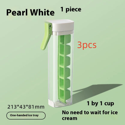 Food Grade Ice Cube Mold with Storage Box - Kitchen Ice Maker Tray