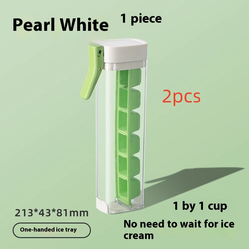 Food Grade Ice Cube Mold with Storage Box - Kitchen Ice Maker Tray